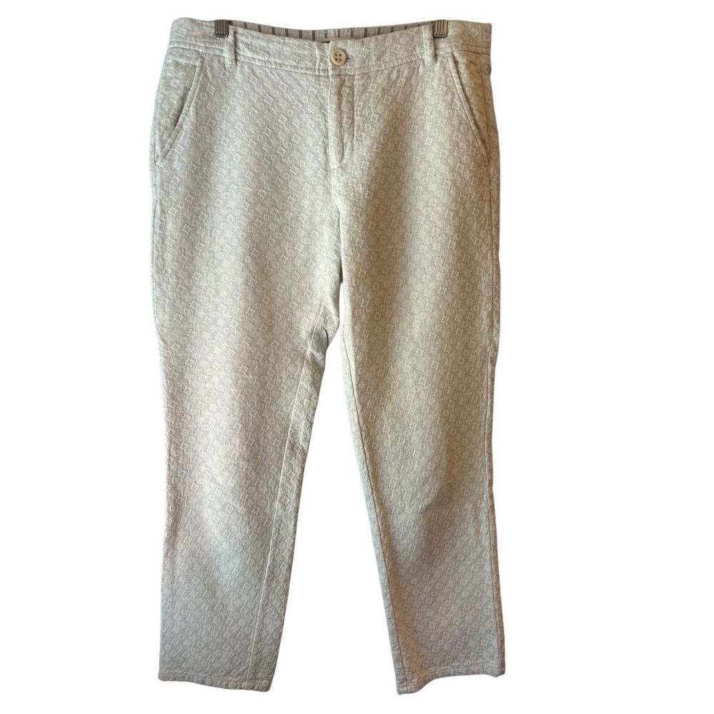 Daughters of the Liberation Embroidery patterned fabric pants size cotton 8 prep